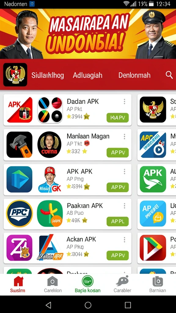 Tampilan awal dari permainan yang memukau.