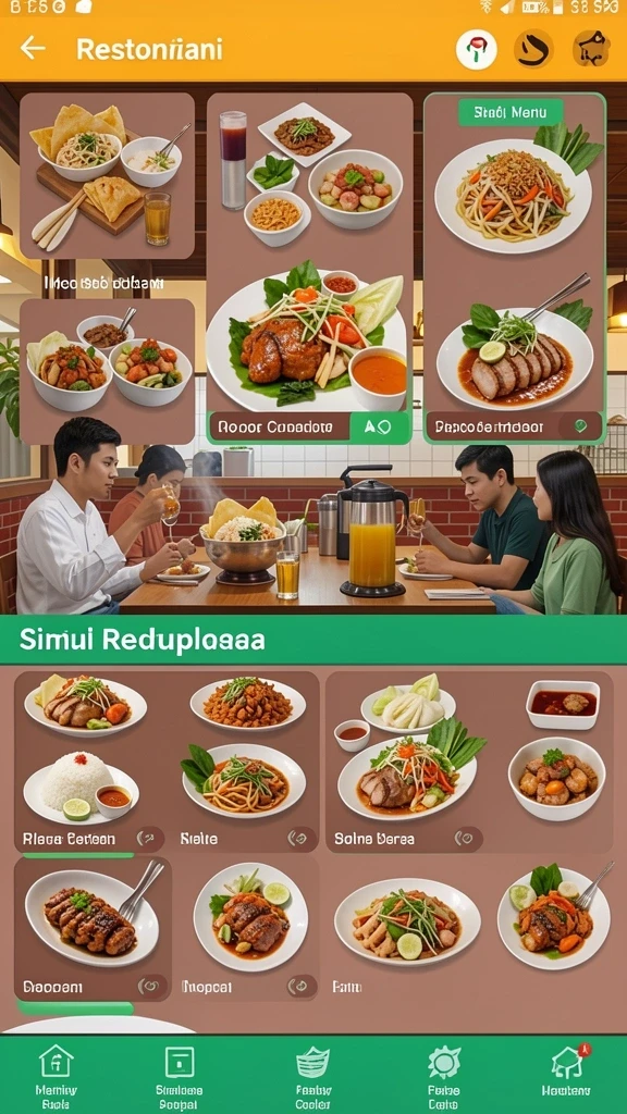 Tangkapan layar ketiga memperlihatkan fitur interaksi sosial antar pemain.