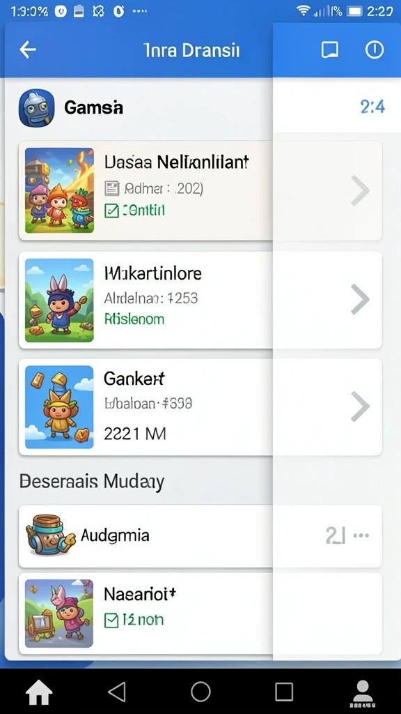 Beragam pilihan permainan yang bisa dinikmati.