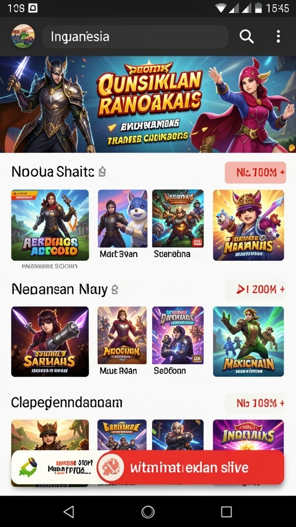 Berbagai karakter yang bisa dipilih dan disesuaikan.