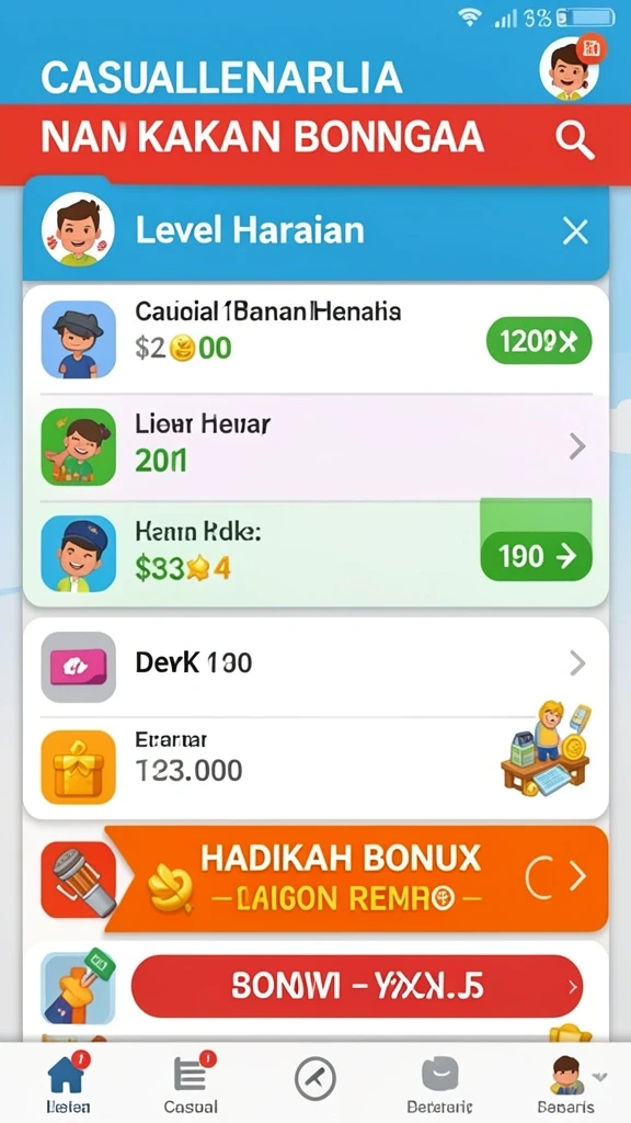 Gameplay seru dengan berbagai level menantang.