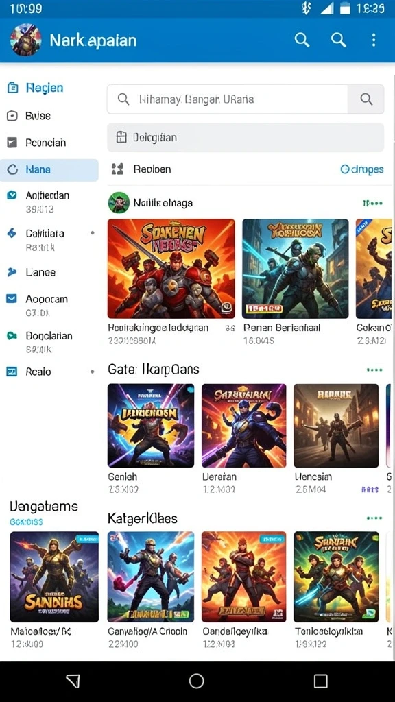 Tangkapan layar menampilkan aksi seru di planet asing.