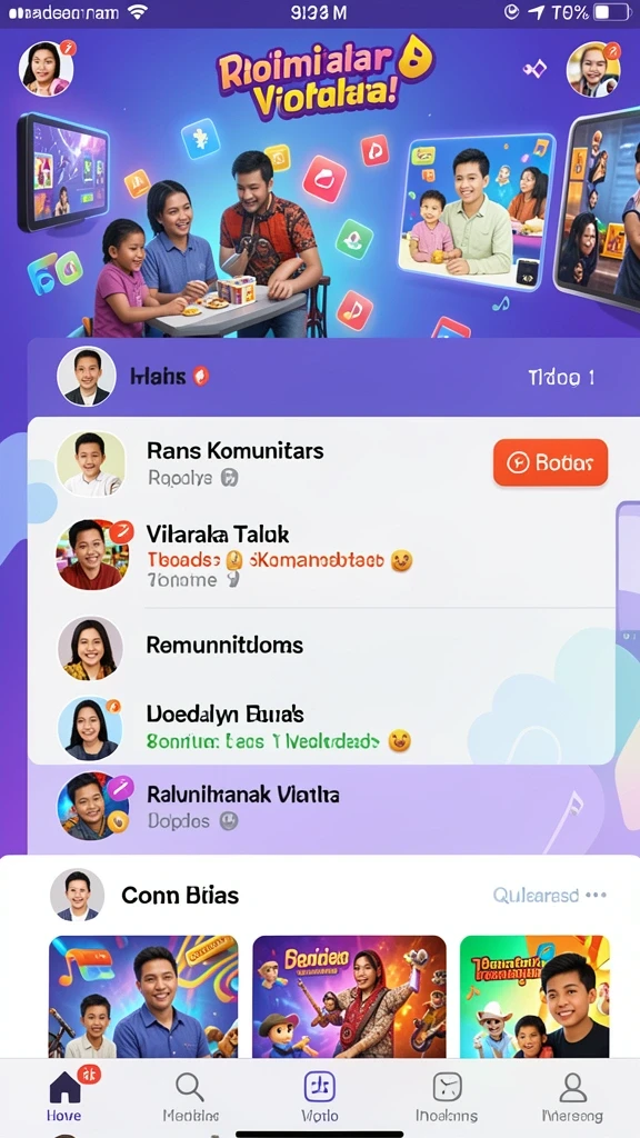 Tampilan antarmuka yang menarik dan mudah digunakan.