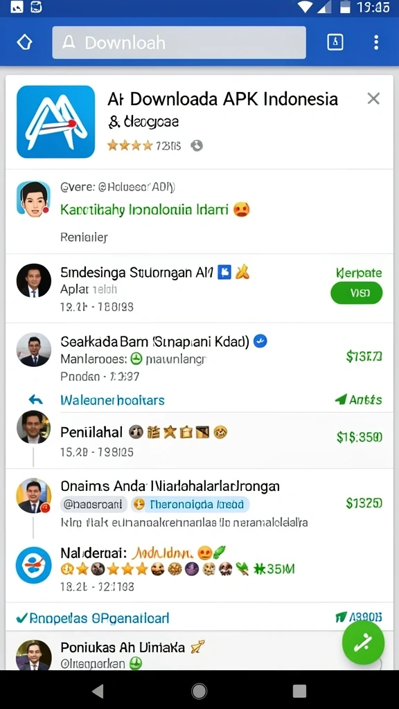Menu permainan yang lengkap dan mudah diakses.