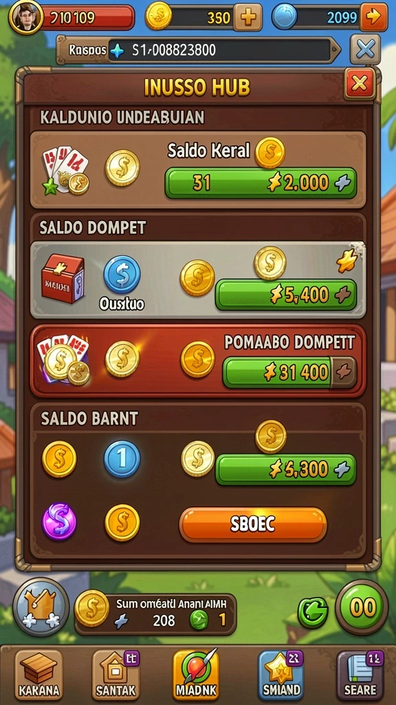 Sistem reward yang membuat permainan lebih menarik.