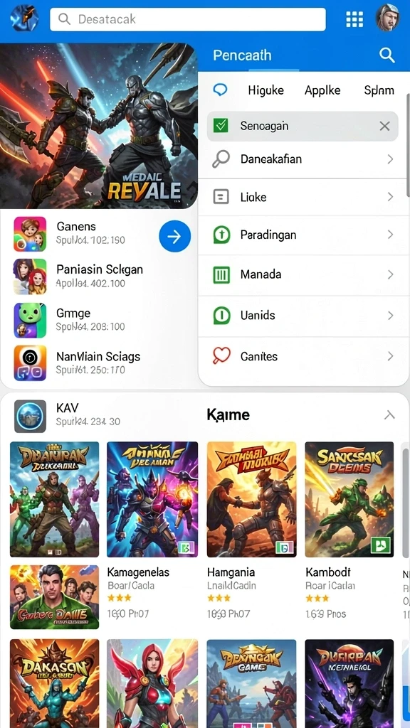 Screenshot menampilkan momen pertarungan seru melawan musuh.