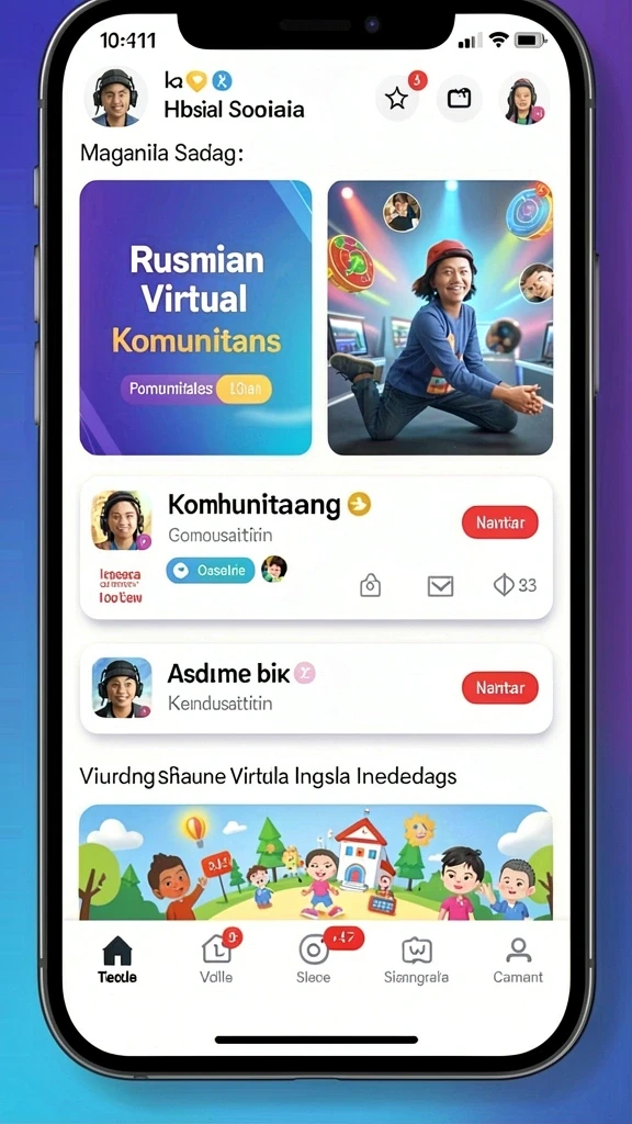 Tampilan antarmuka yang bersih dan menarik.