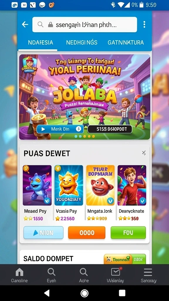Pemilihan karakter yang beragam dan unik.
