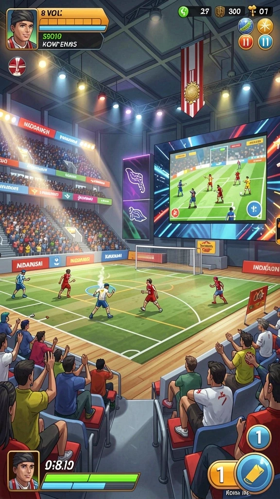 Gameplay yang seru dan menantang setiap level.