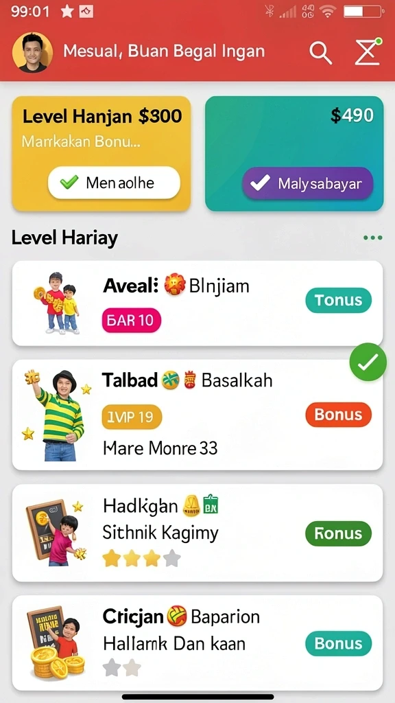 Tampilan antarmuka IOSBET yang menarik dan user-friendly.
