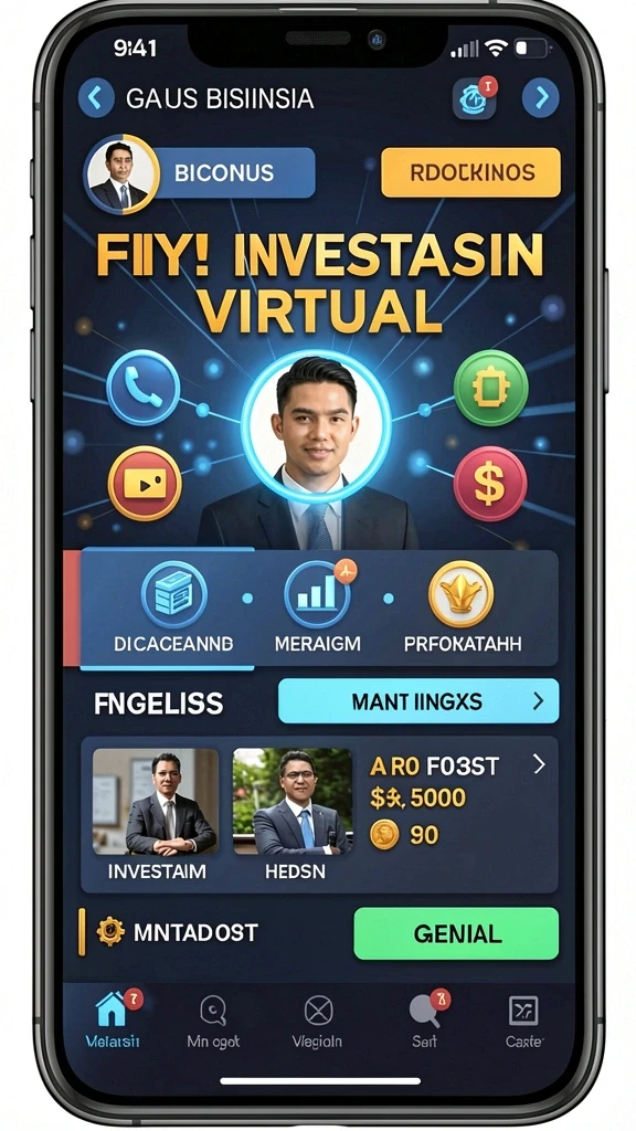 Tampilan awal permainan yang menarik perhatian.