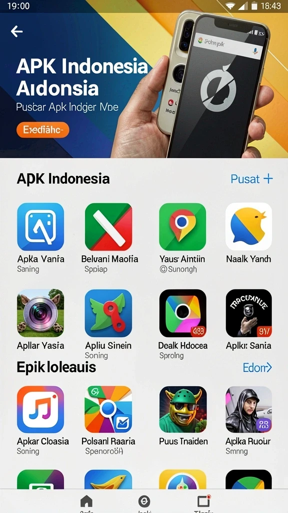 Tampilan antarmuka yang user-friendly dan mudah dinavigasi.