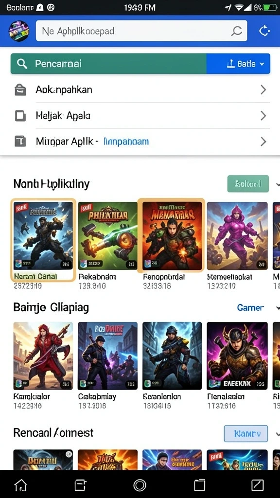 Tangkapan layar menunjukkan leaderboard dengan posisi pemain.