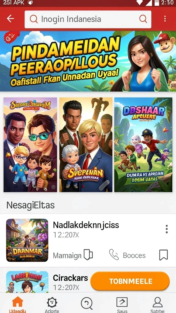Interface pengguna yang sederhana dan mudah dipahami.