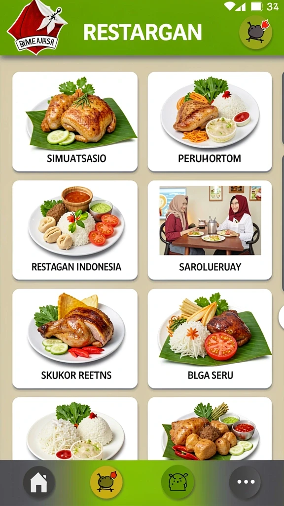 Screenshot menampilkan pilihan permainan kasino yang beragam.