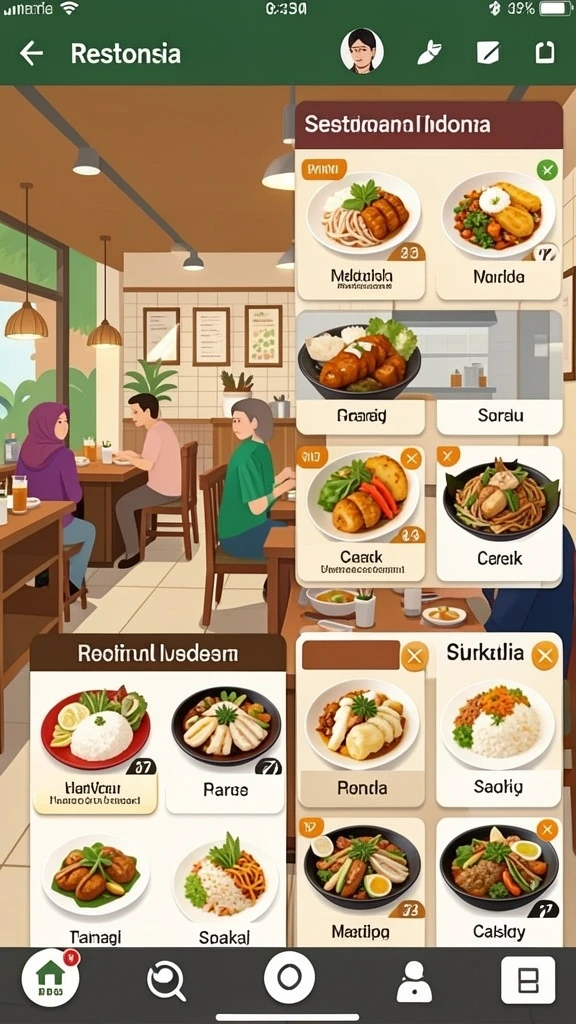 Karakter kucing lucu siap menemani Anda.