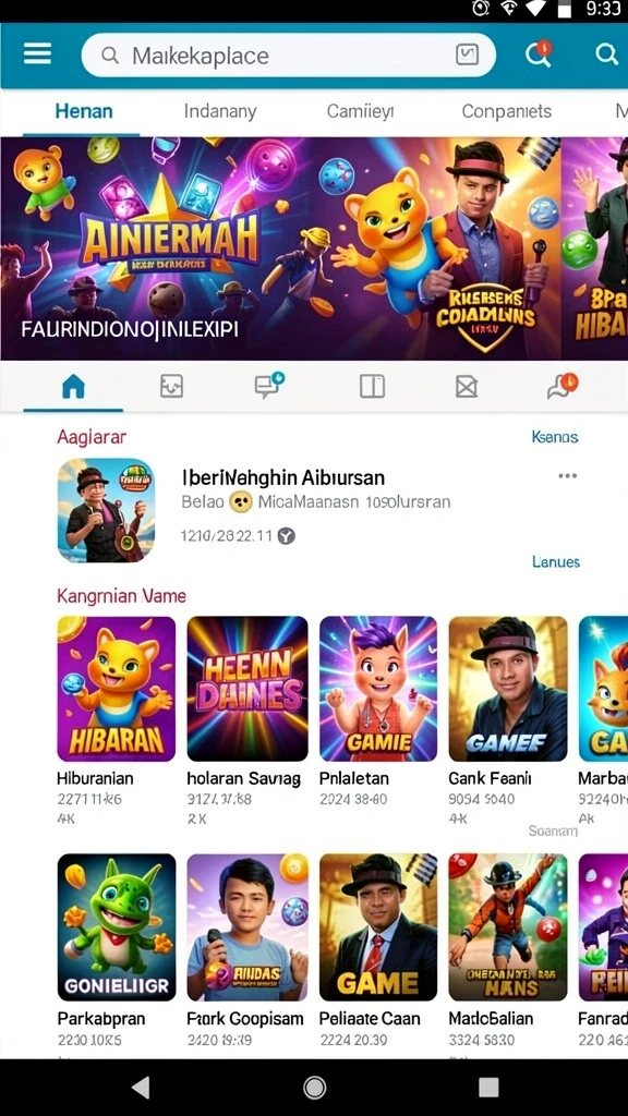 Tampilan antarmuka pengguna yang menarik dan intuitif.