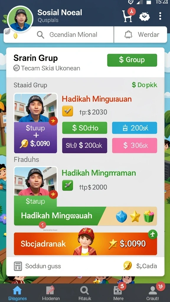 Tangkapan layar menunjukkan karakter utama dalam aksi.