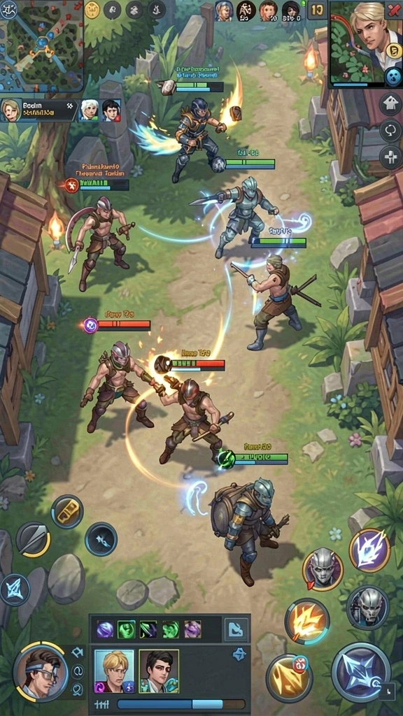Tangkapan layar saat pemain berinteraksi dalam mode multiplayer.