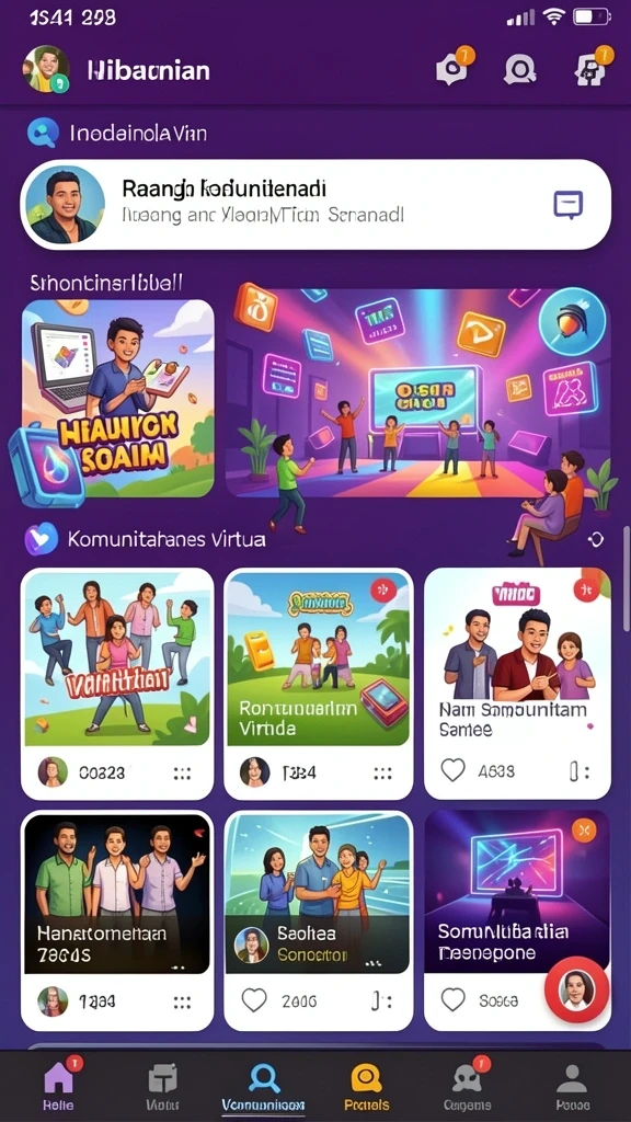 Tampilan antarmuka yang sederhana dan intuitif.