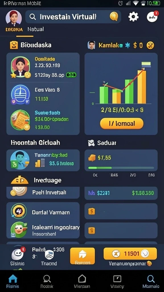 Tangkapan layar menunjukkan karakter beraksi di dunia penuh warna.