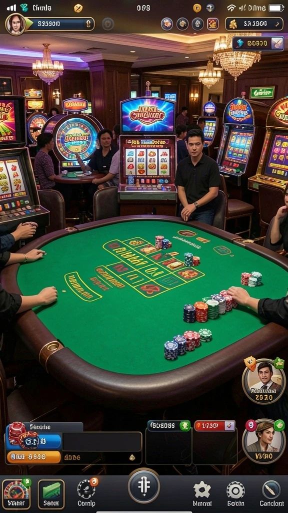 Tangkapan layar menampilkan mode multiplayer dengan teman-teman.
