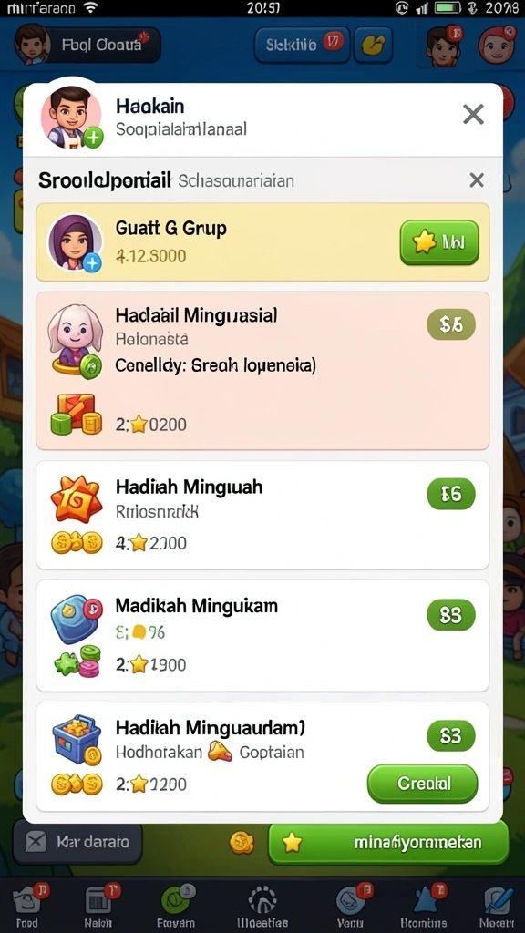 Tampilan antarmuka yang intuitif.