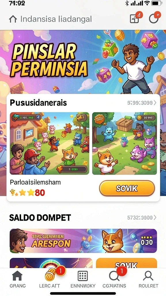 Fitur leaderboard untuk meningkatkan kompetisi.