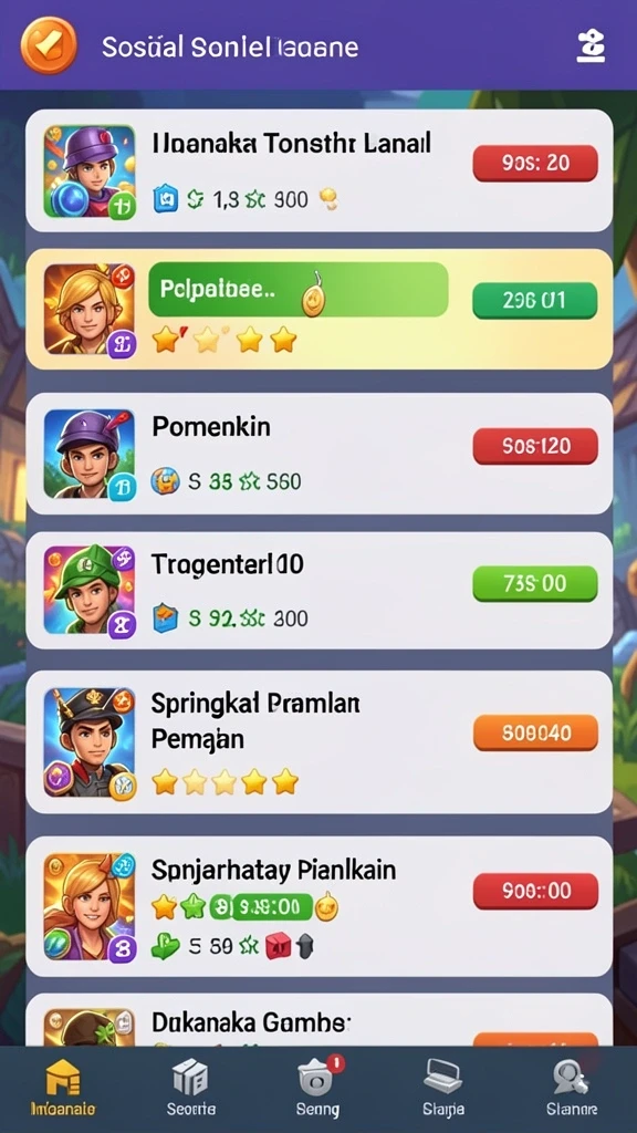 Fitur mode multiplayer yang seru dan menantang.